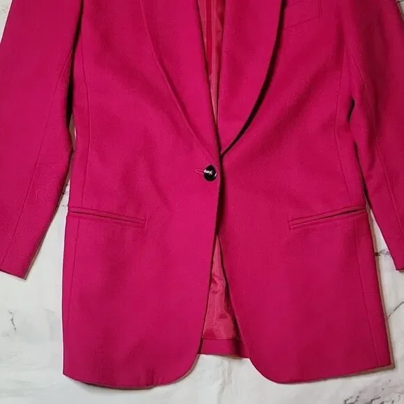 The Limited Pink Vintage Wool & Cashmere Blazer - Picture 3 of 7
